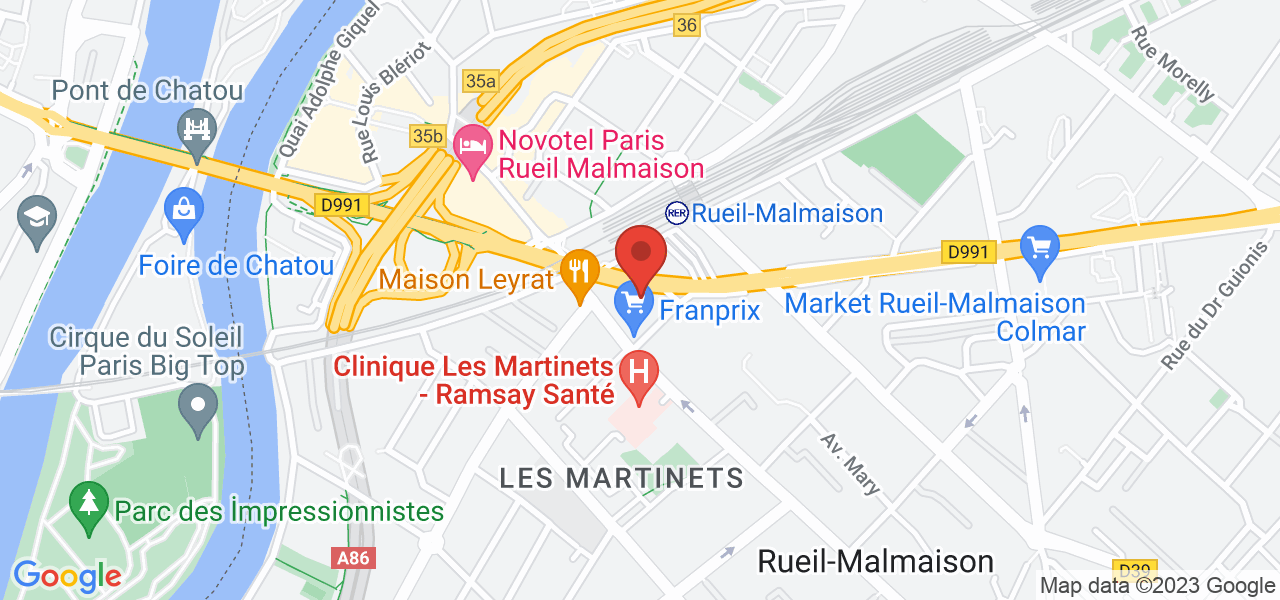 104 Av. Albert 1er, 92500 Rueil-Malmaison, France