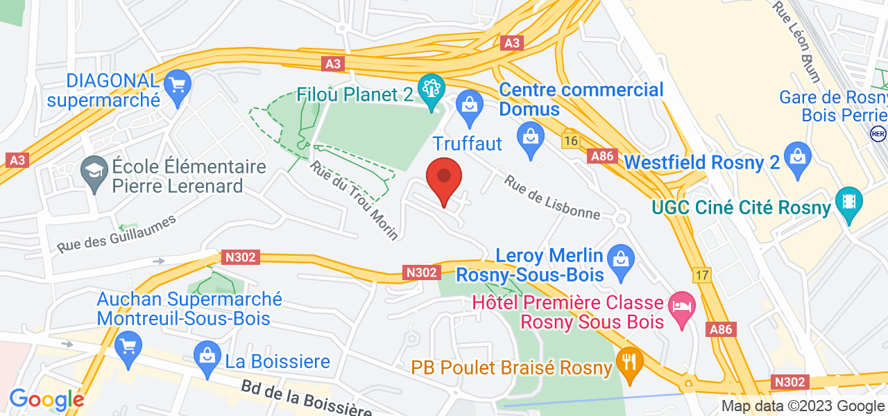 21 Rue des Cerisiers, 93110 Rosny-sous-Bois, France