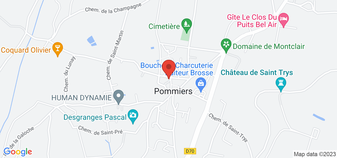 12 Rue de l'Église, 69480 Pommiers, France