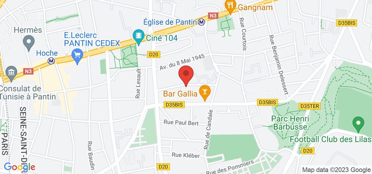 24Bis Rue Rouget de Lisle, 93500 Pantin, France