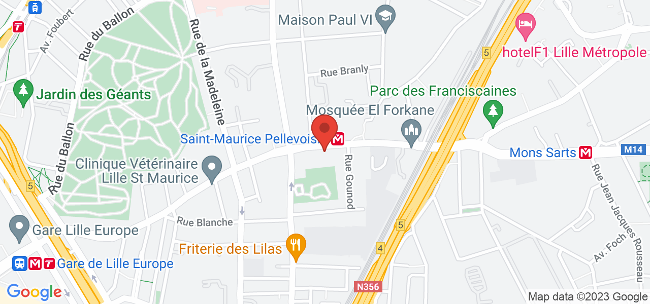 188 Rue du Faubourg de Roubaix, 59000 Lille