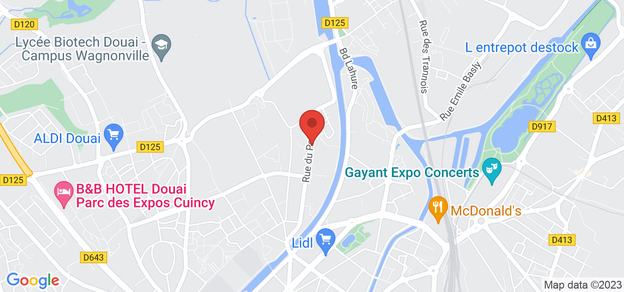 654 Rue du Polygone, 59500 Douai, France