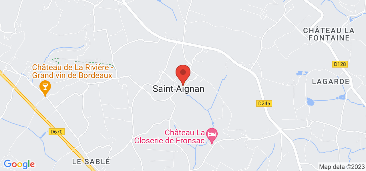 8 Le Bourg E, 33126 Saint-Aignan, France