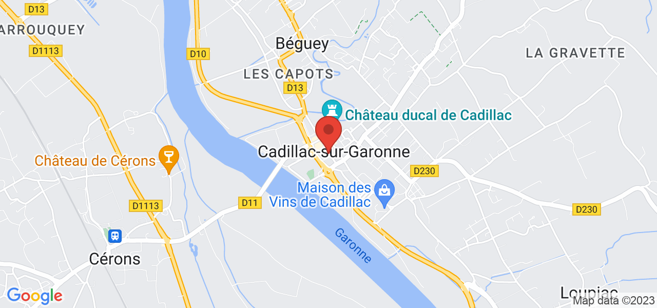 14 Rue du Cros, 33410 Cadillac, France