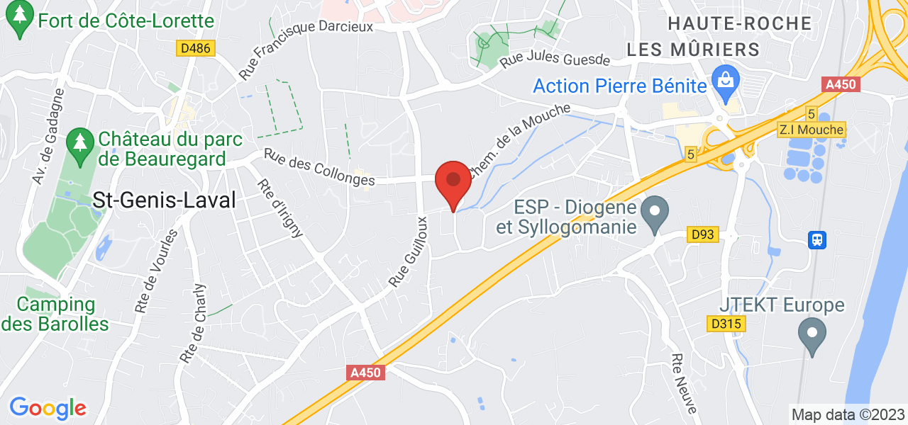 32 chemins des, Chem. des Platanes, 69230 Saint-Genis-Laval, France