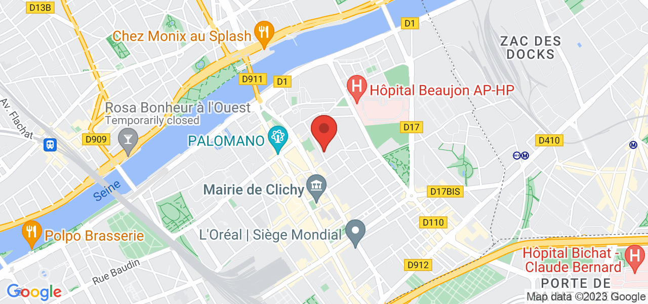 6 Rue des Bateliers, 92110 Clichy, France